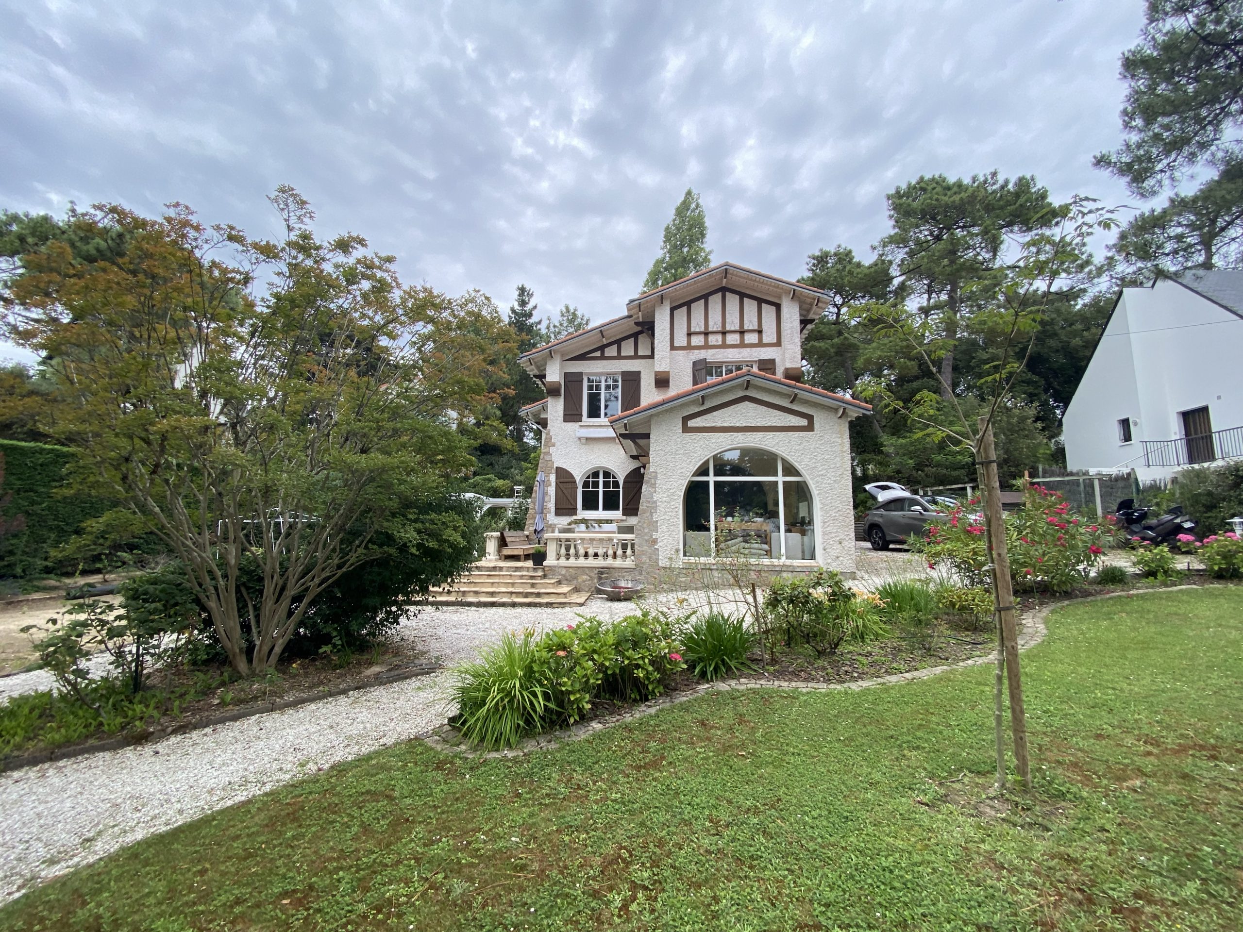 État existant de la villa basque d'Adrien Grave à La Baule avant rénovation et extension